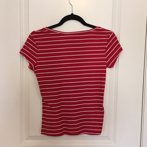 Ribbed striped tee - Picture 2 of 4
